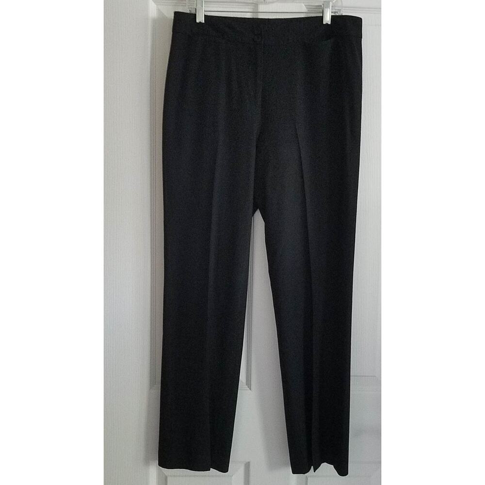 TALBOTS Black Heritage Wool Blend Professional Career Pants Women's Size‎ 10